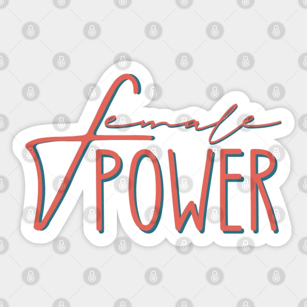 Female power Sticker by Sara Vissante